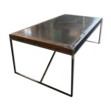 Metal coffee table