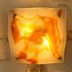 Mazzega two-tone glass wall lamp, Italy 1970s