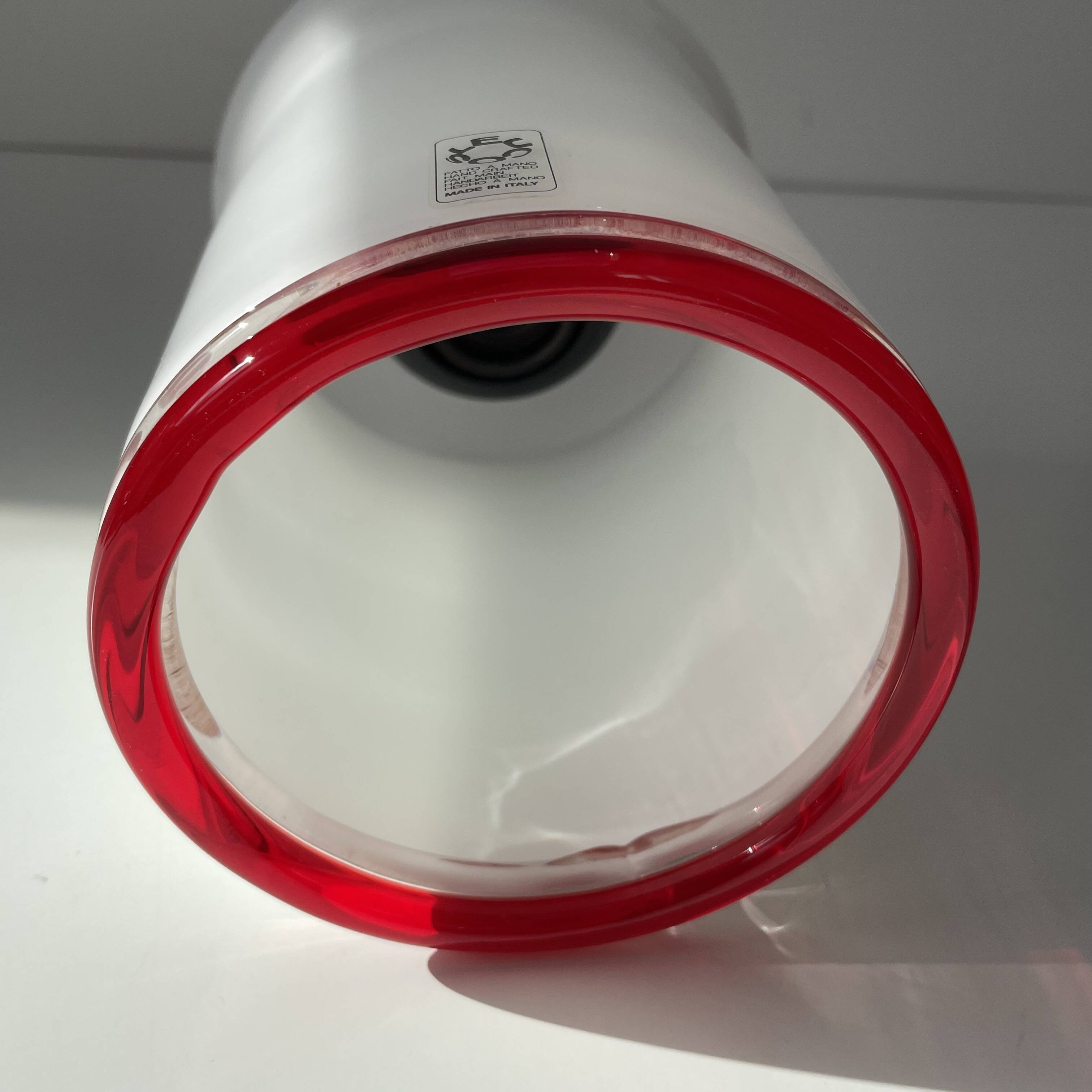 Leucos glass table lamp Murano Italy