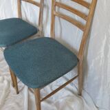pair of Scandinavian dining chairs