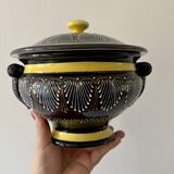 Quimper earthenware soup tureen - HB Henriot