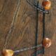 Porte manteaux double barre boules bois