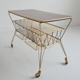Side table / End table / Magazine rack 1950 vintage
