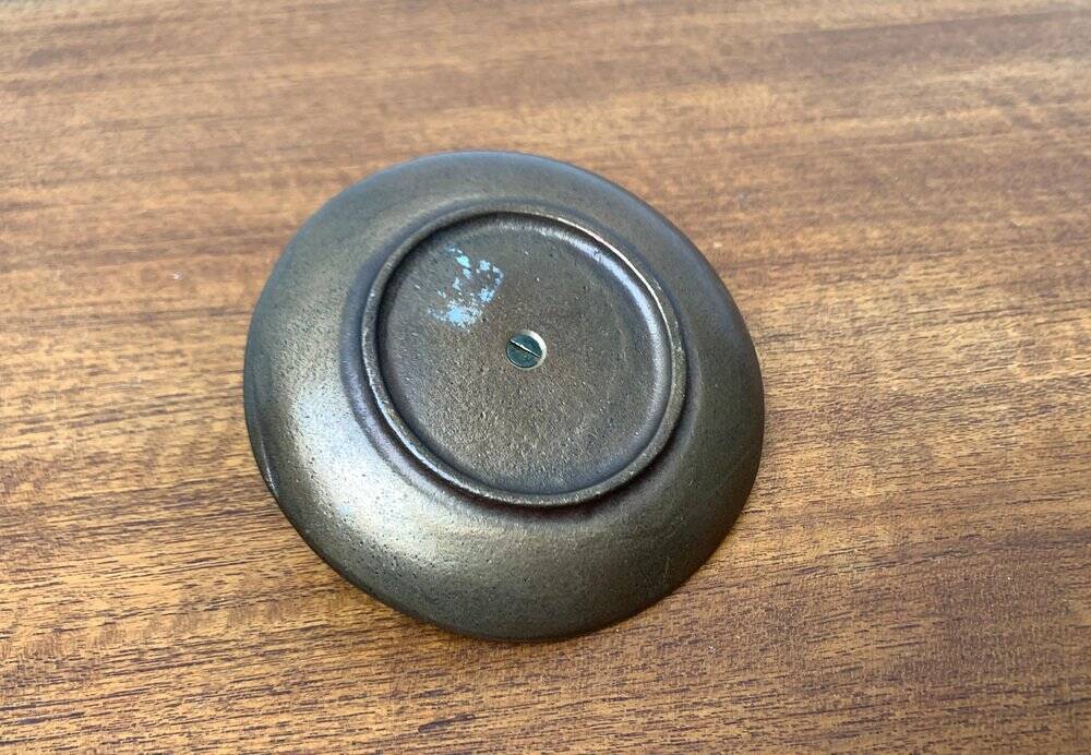 Mid-Century Brutalist Bronze Candleholder, 1960s