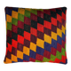 Vintage turkish kilim cushion cover , 55 x 55 cm