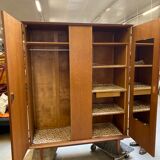 Vintage compass foot cabinet