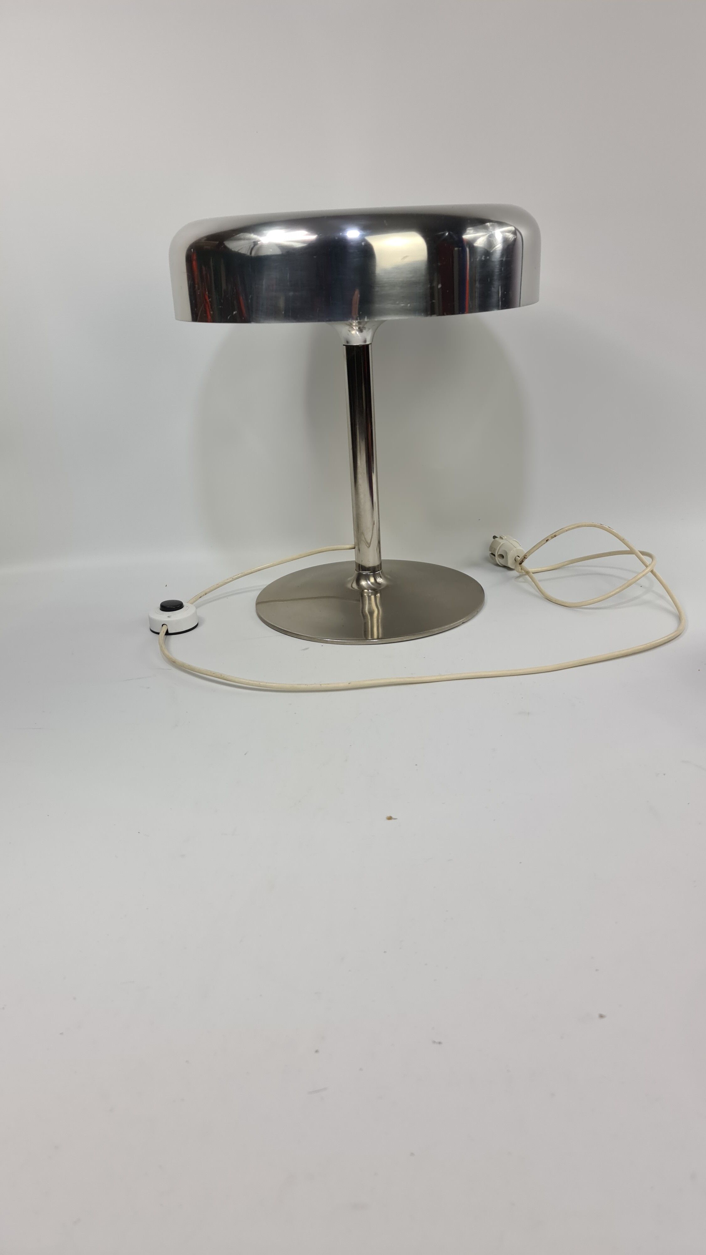 Vintage bauhaus style chrome desk or side light