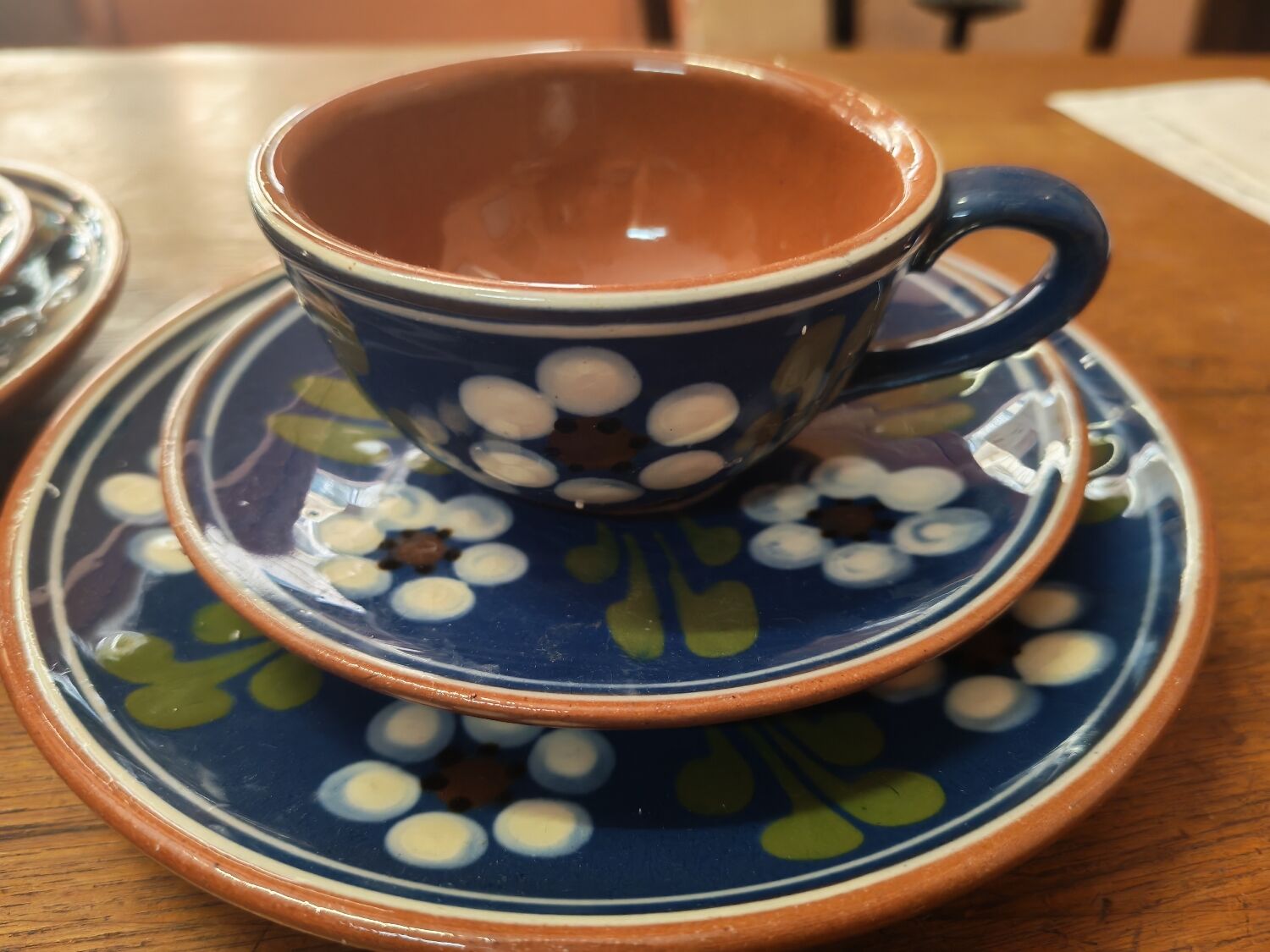 Artisanal ceramic breakfast set