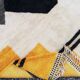 Handmade pure wool Beni Mrirt rug, size 150 x 250