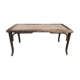 Piano bench in cannage