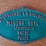 8 plaques boucherie concours