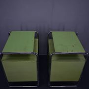 Set of Two Bauhaus Night Stands by Vichr & Co., 1930s