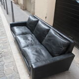 Leather sofa from the 70s chrome footing