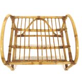 Rattan footstool, Sweden, 1970