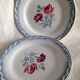 4 dessert plates model Juliette, Digoin-Sarreguemine
