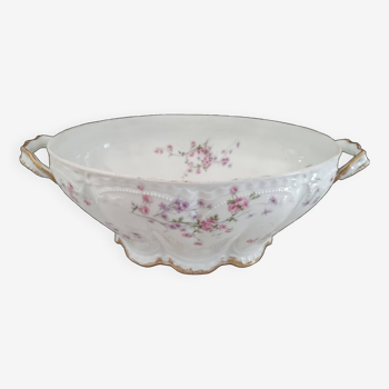 Vegetable dish in Limoges porcelain Théodore Haviland A Balesdent