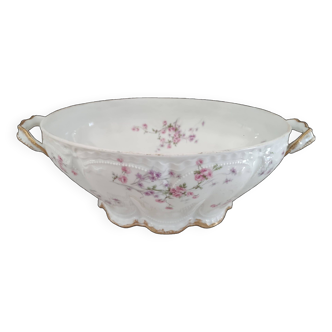 Vegetable dish in Limoges porcelain Théodore Haviland A Balesdent