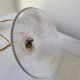 Holophane glass pendant lamp
