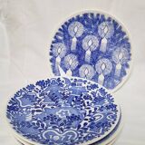 Ensemble de 4 assiettes de Noël suédoises Gustavsberg réalisé par Sven Jonson