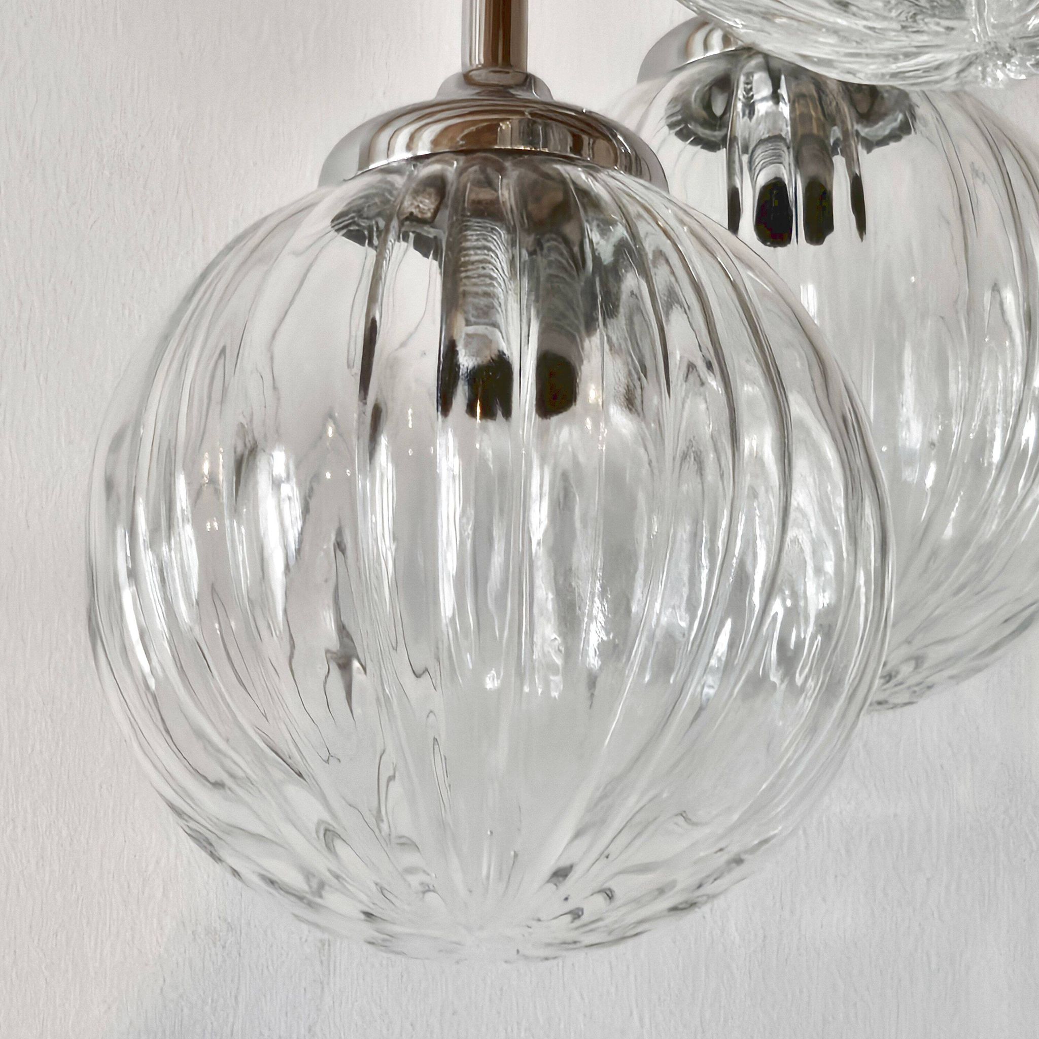 Lustre vintage 6 boules 1970