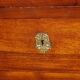 Antique solid walnut chest of drawers with scrolls