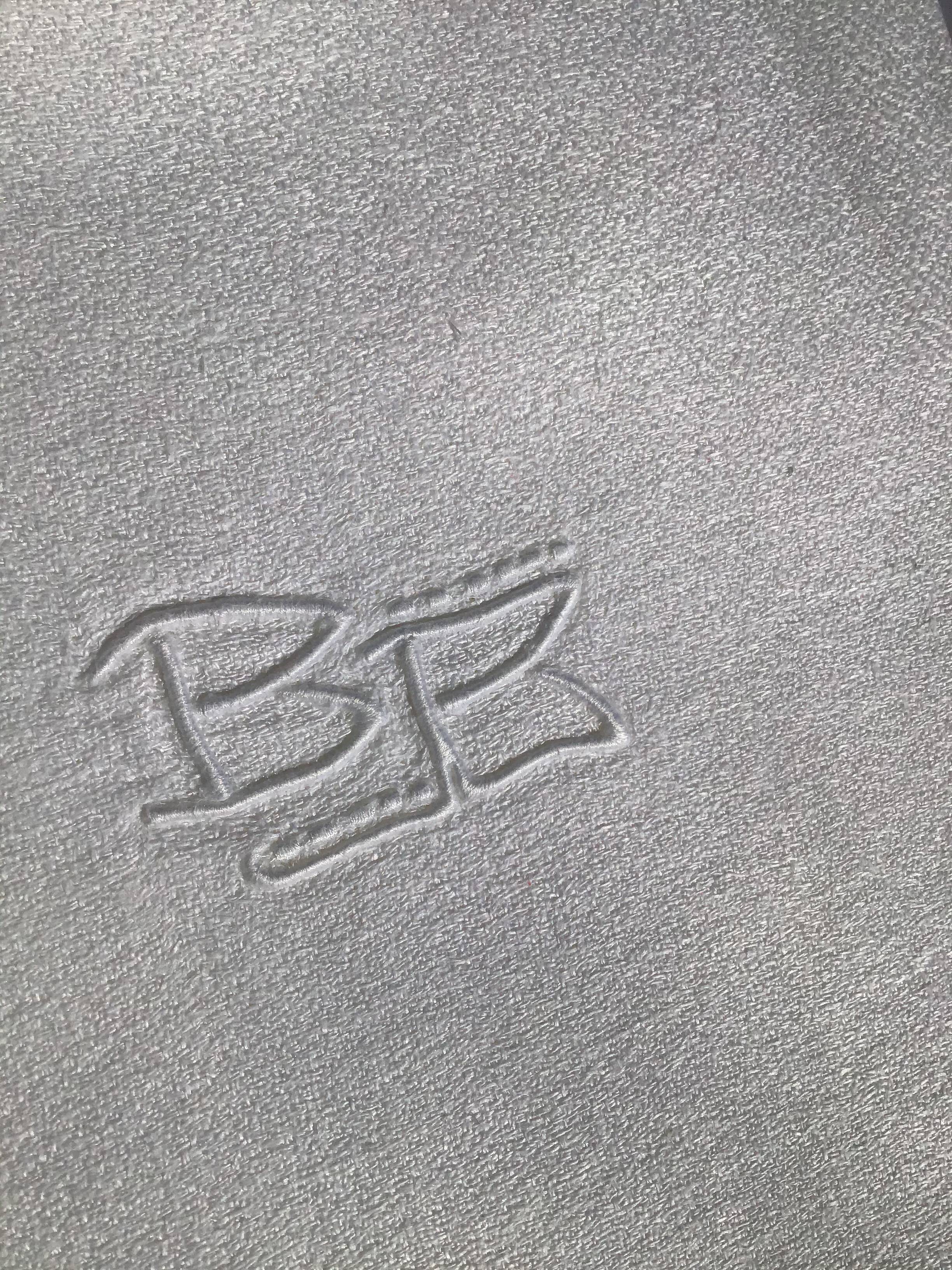 12 Square BB towels damask Art Deco style