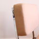 Fauteuil en chrome et tissus vintage design