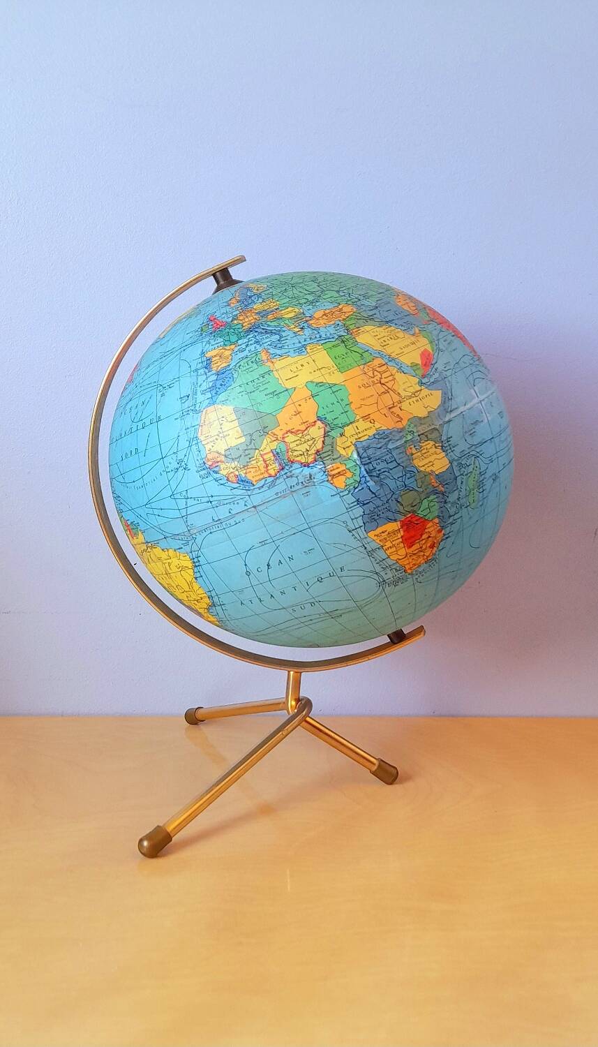 Tripod globe, 1969