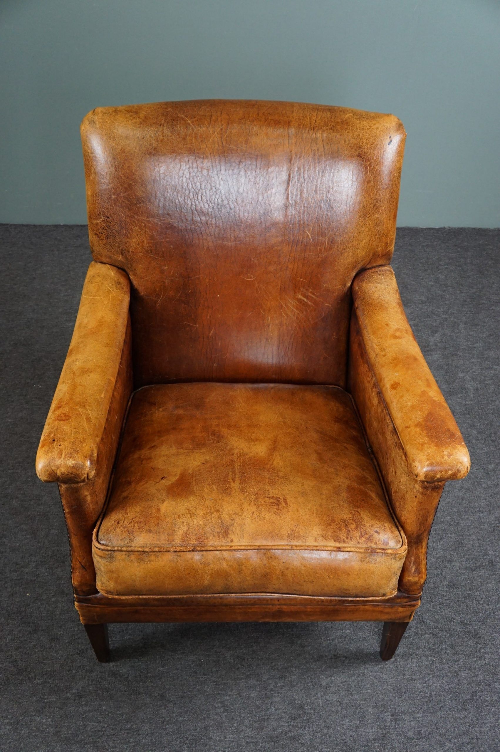 Sheepskin armchair