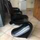 Lot de 3 chaises noir de Verner Panton