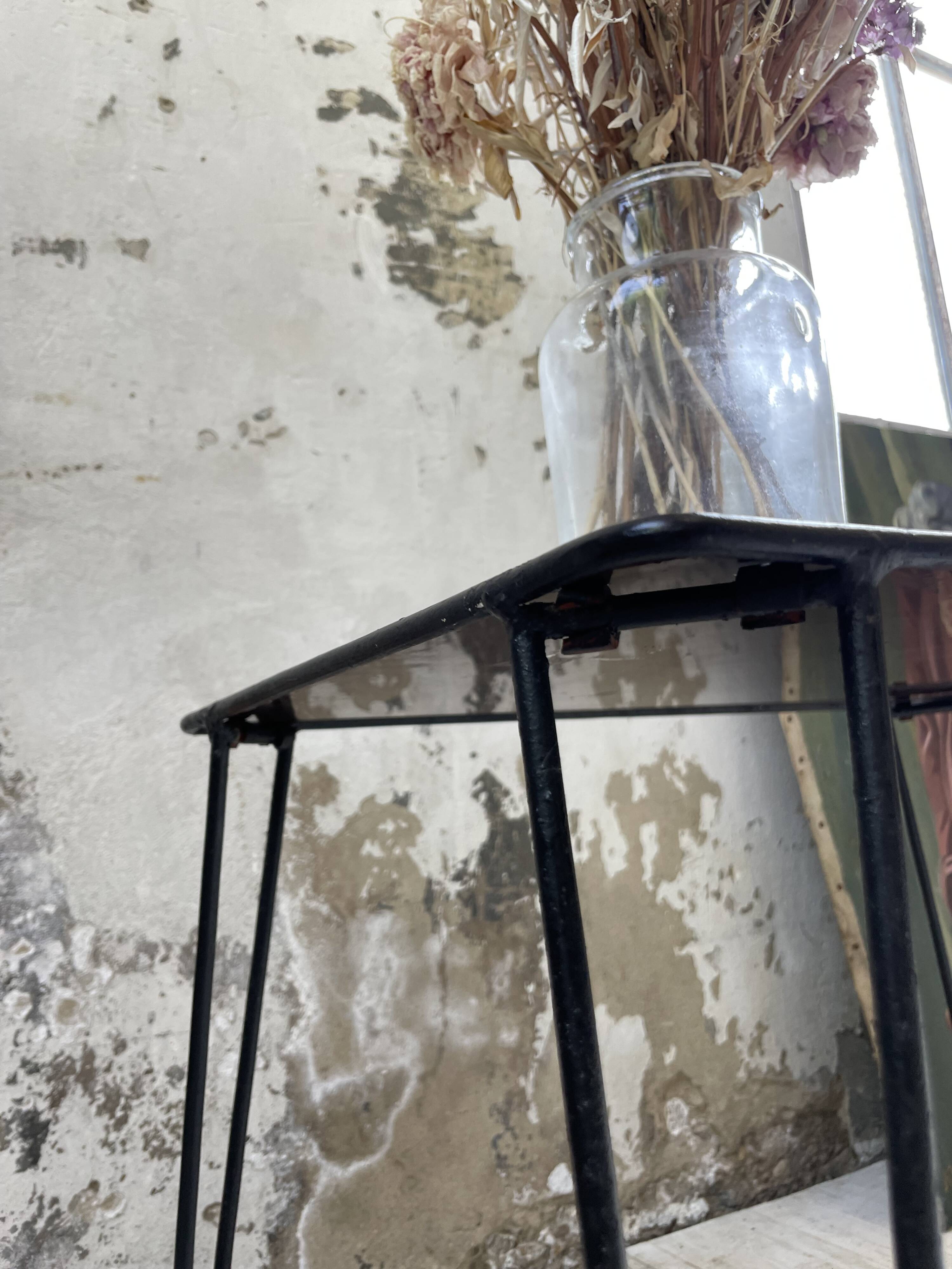 Mirrored coffee table from the 60s