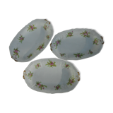 Set of 3 porcelain raviers