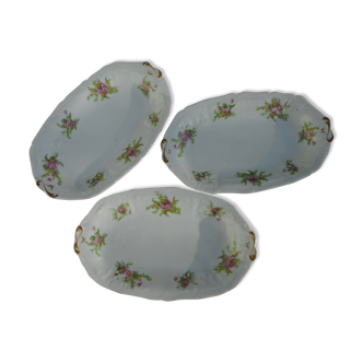 Set of 3 porcelain raviers