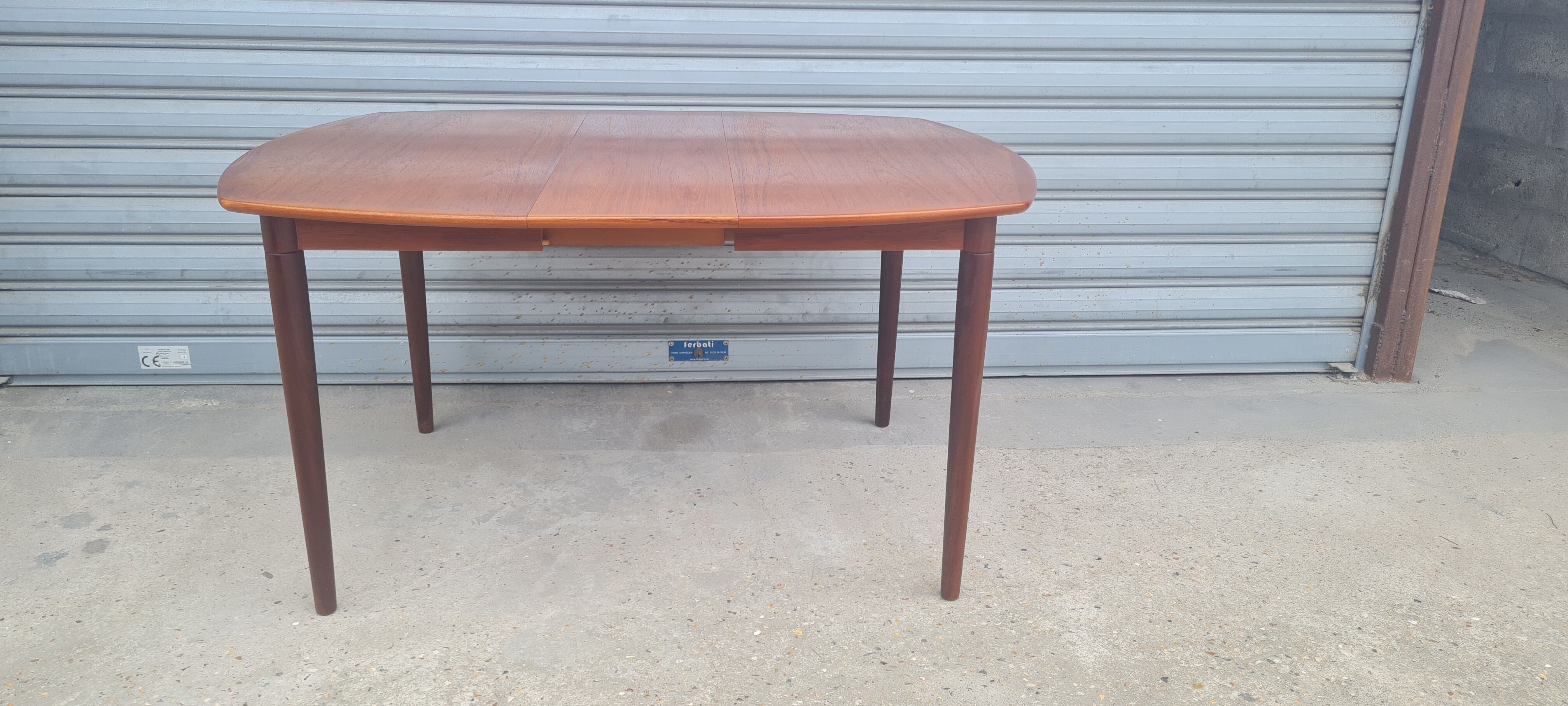 Danish teak dining table by Alf Aarseth for Gustav Bahus