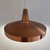 Metal pendant light, Denmark 1960