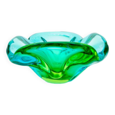 Rare Vide-poche Murano Ouraline Sommerso - Design Flavio Poli - 1960