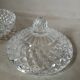 Antique crystal sugar bowl from Arques