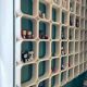White plastic module shelf from the 70s