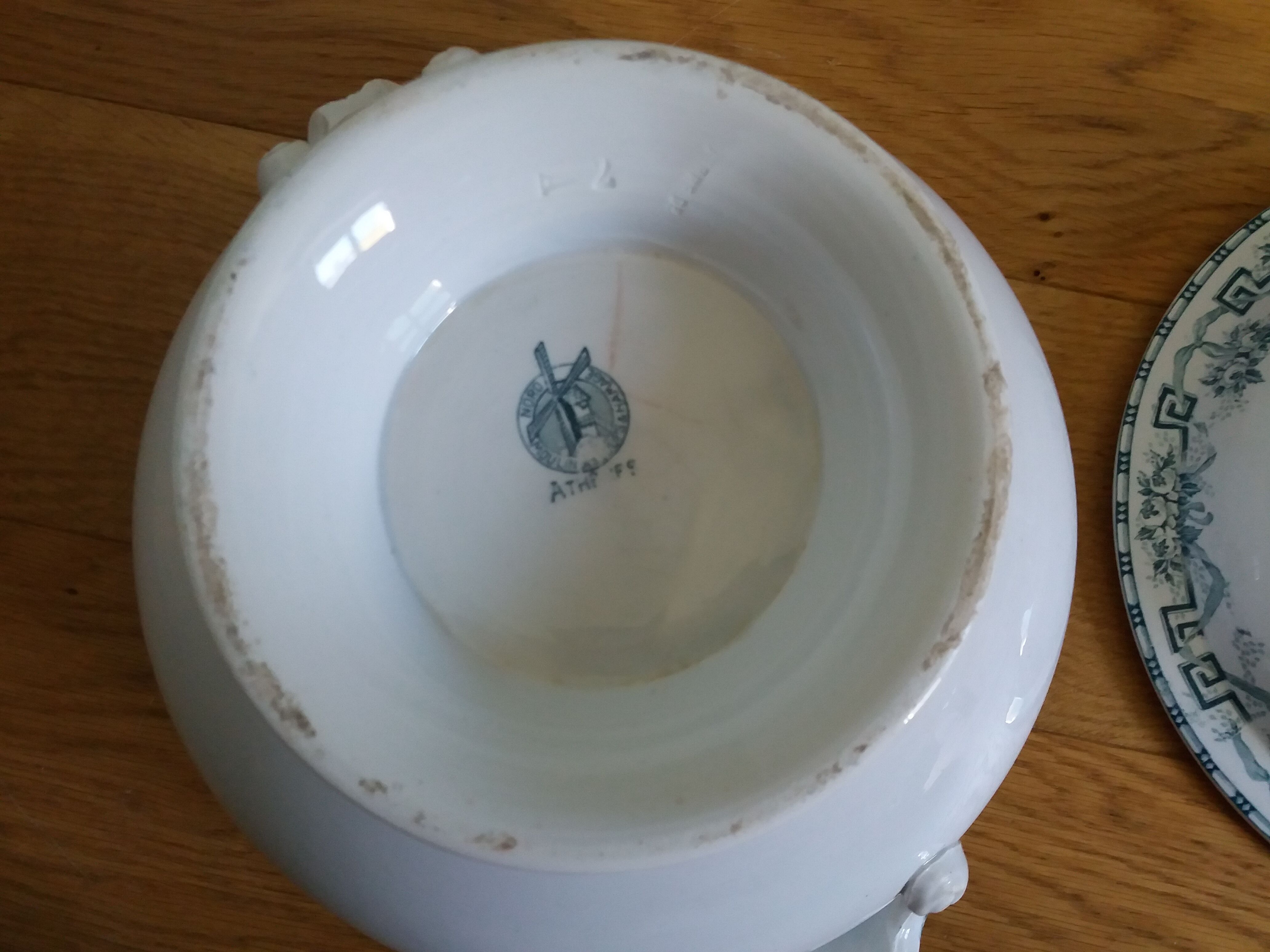 Iron Earth Soup Tureen Moulin des Loups and Hamage Athens Model