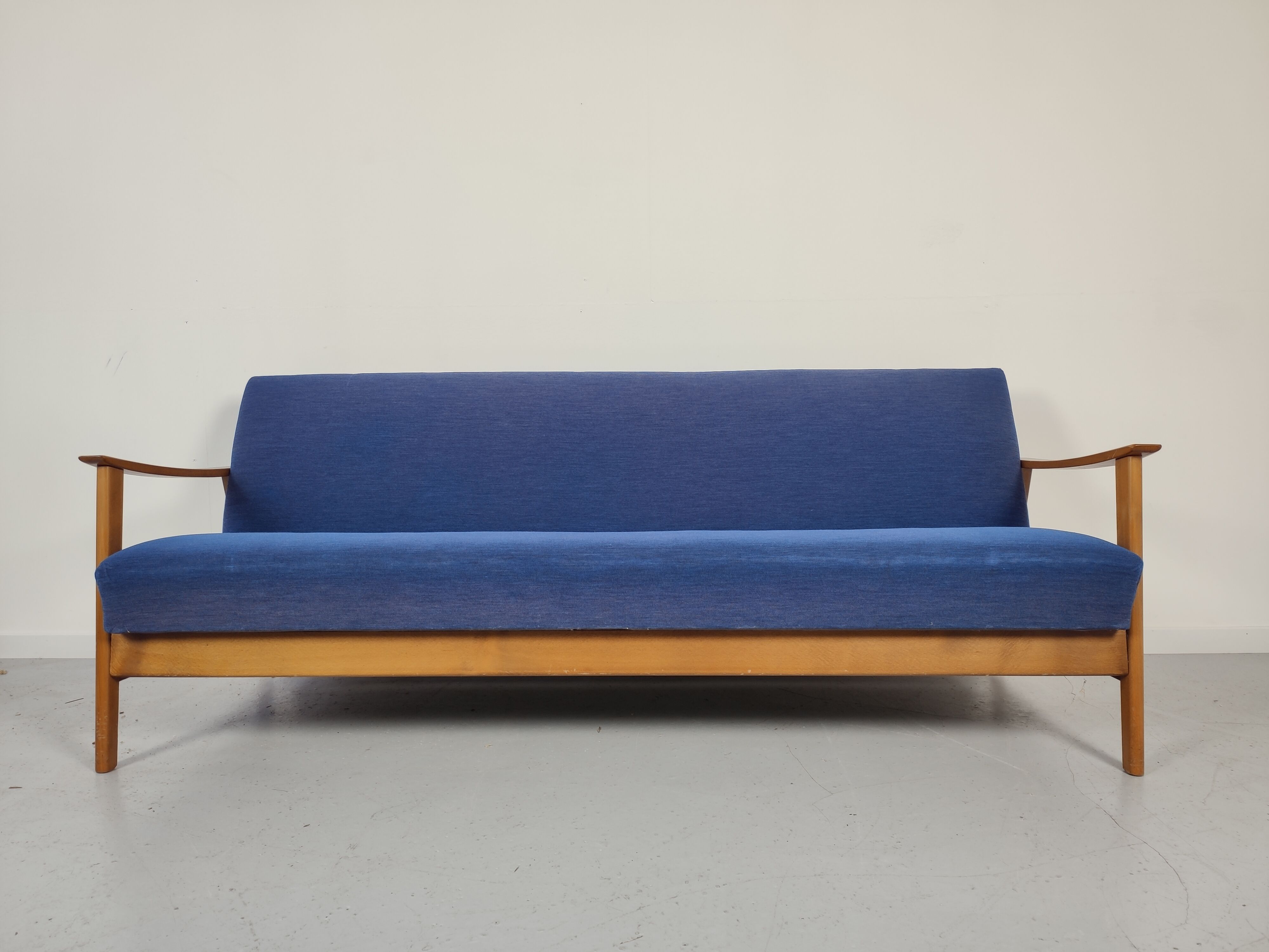 Convertible sofa set - a 1960s Scandinavian armchair