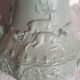 HUGHES & co - Jug Pitcher ANIMALS of the FOREST DEER Glazed Stoneware England
