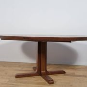 Mid-Century Oval Rosewood Extending Dining Table by Skovby, Denmark, 1960s