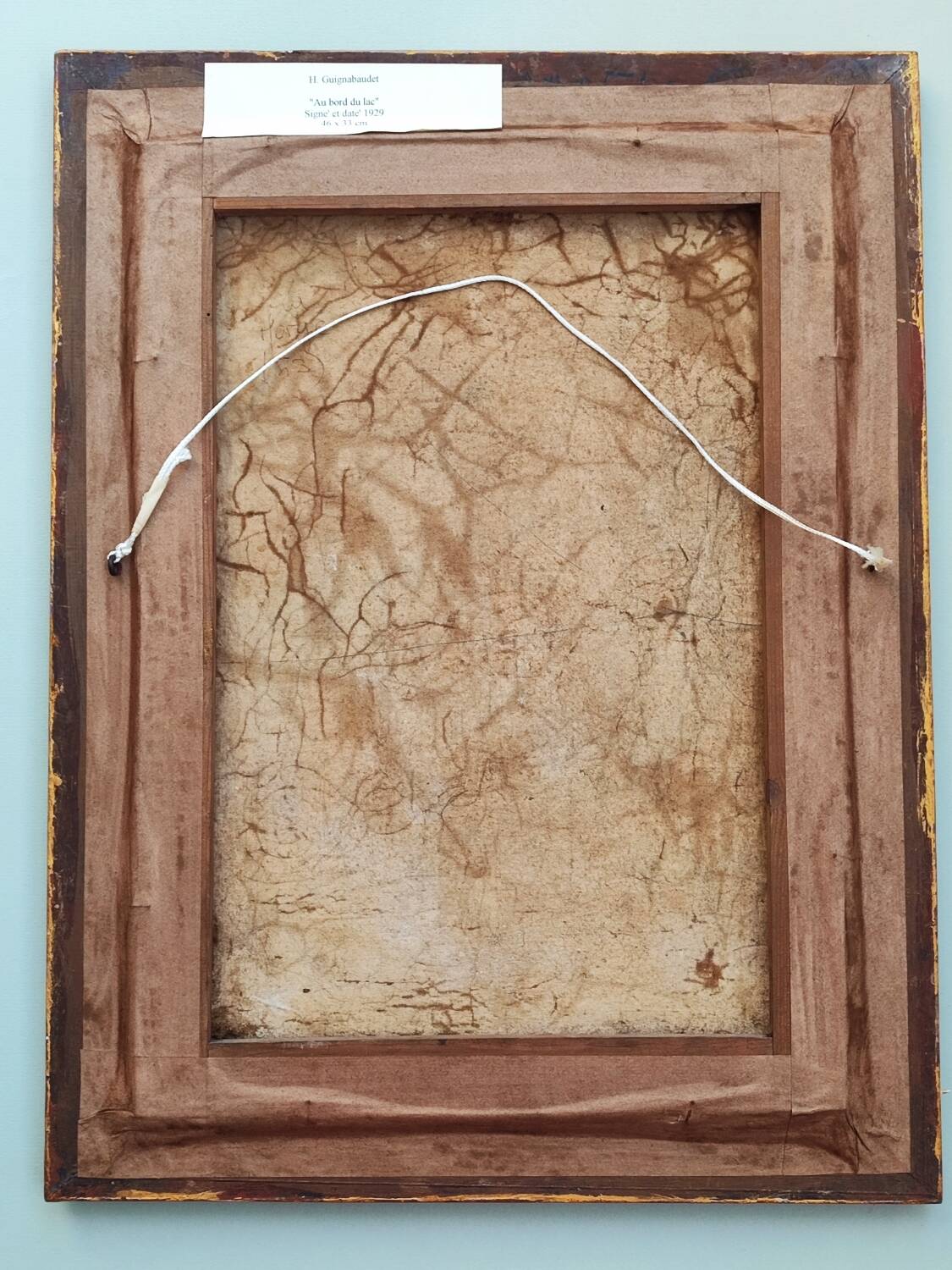 Oil painting - landscape by H. Guignabaudet