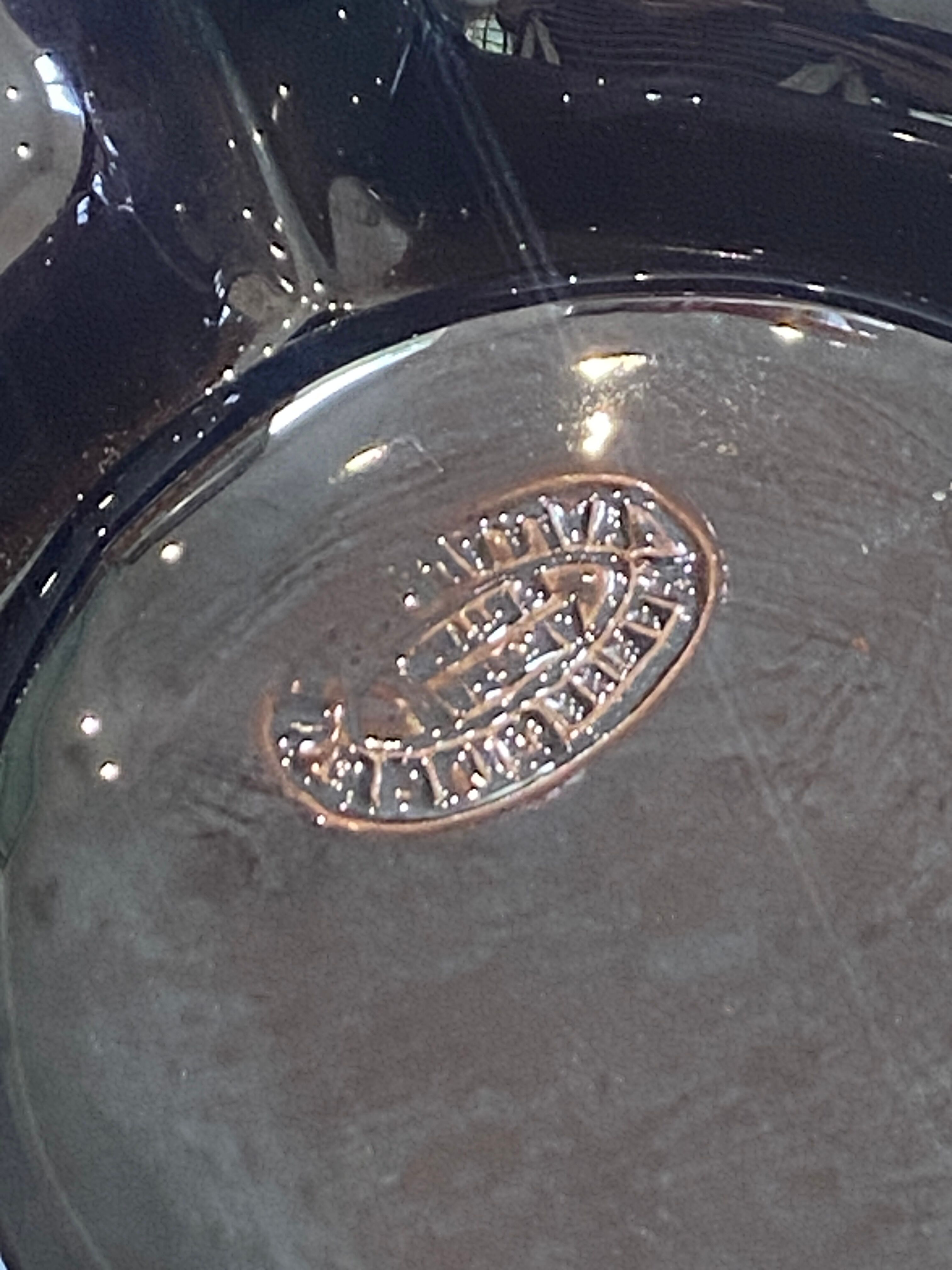 Large compartmented dish, ceramic, M. Giuge, Vallauris