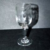 Portieux lot de 6 verres à liqueur anciens modèle ferdinand rubans et guirlandes de fleurs 1910