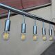 Suspension 12 feux en acier Kare design
