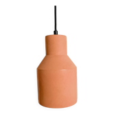 Terracotta lampshade pendant light