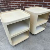 Set of Two Componibili by Anna Castelli Ferrieri for Kartell