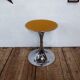 Table vintage tulipe, chrome et verre Gastone Rinaldi