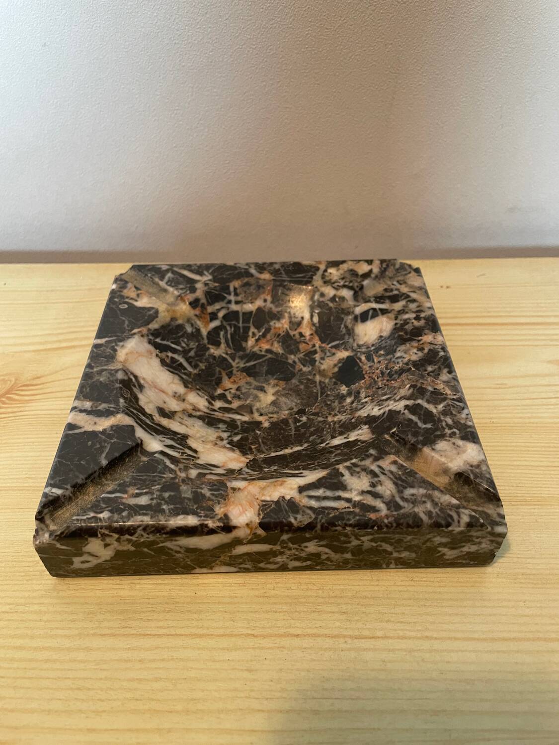 Art Deco Stone Ashtray